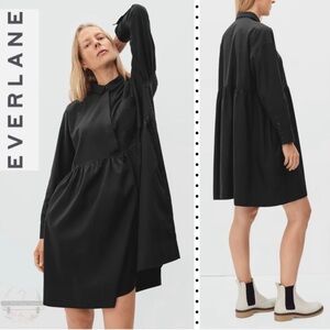 🎀NEW EVERLANE 100% cotton black the field dress small